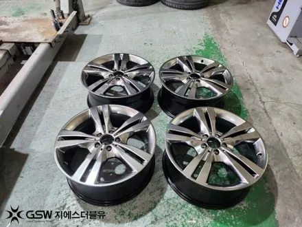 대전 휠도색 벤츠 ML350 19인치휠 반광 스퍼터링 작업 후기 / 대전 유성구 복용동