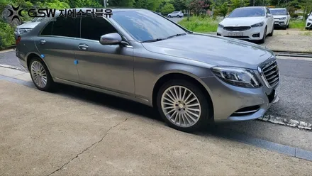 자동차 휠 복원 벤츠 S350 순정 19인치 휠 수리장착 작업 후기 / 대전 유성구 복용동