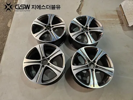 공주 벤츠 휠복원 E300 18인치휠 다이아컷팅 휠복원 잘하는 곳! 지에스 더블유! / 대전 유성구 복용동
