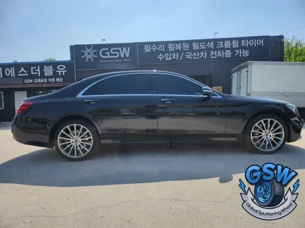 대전 벤츠 S450 순정 20인치 휠 스크래치로 인한 다이아몬드 컷팅 휠 복원 작업 후기입니다~! / 대전 유성구 복용동