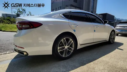 그랜저 IG 18인치 대전 휠복원 다이아컷팅 복원 장착 작업 후기! / 대전 유성구 복용동