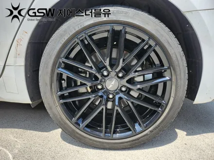 남양주 휠도색 제네시스 G70 18인치휠 블랙유광 크롬 휠도색 작업 후기 / 대전 유성구 복용동