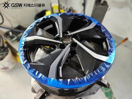 장안구휠복원 기아 EV6 GT LINE 20인치휠 다이아컷팅 작업 후기 / 대전 유성구 복용동