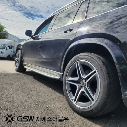 벤츠 GLS 400D 22인치휠 컷팅휠 강남 휠복원 / 대전 유성구 복용동