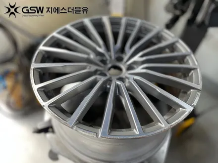 BMW 740LI 20인치휠 다이아컷팅 대구 휠복원 / 대전 유성구 복용동