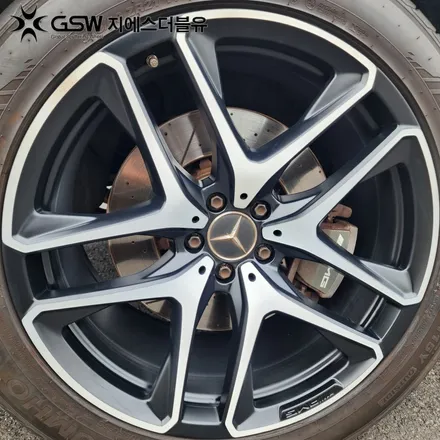 강남 휠복원 벤츠 GLE53 AMG 21인치휠 다이아컷팅 작업 후기 / 대전 유성구 복용동