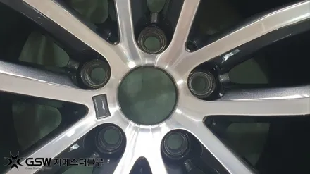 강남 BMW 520I 18인치휠 다이아컷팅 휠복원 작업 후기 / 대전 유성구 복용동