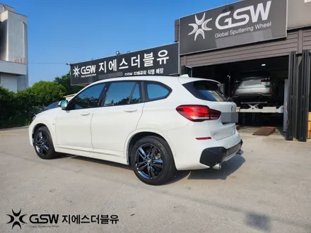 청주 BMW 휠도색 X1 18인치휠 블랙크롬 휠도색 작업 후기 / 대전 유성구 복용동