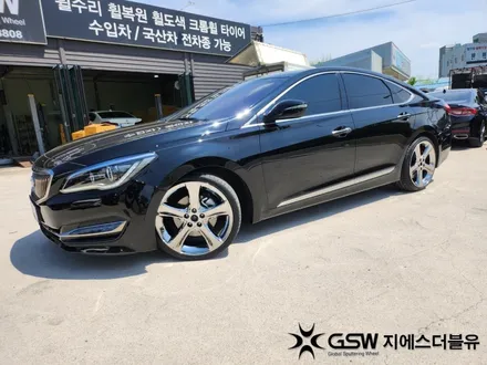 대전 아슬란 20인치휠 긁힘으로 인한 화이트 크롬 휠도색 작업 후기 / 대전 유성구 복용동