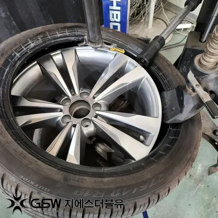 벤츠 휠복원 S500 19인치휠 다이아컷팅 청주 휠복원 / 대전 유성구 복용동