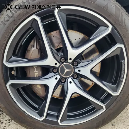 강남 휠복원 벤츠 GLE53 AMG 21인치휠 다이아컷팅 작업 후기 / 대전 유성구 복용동