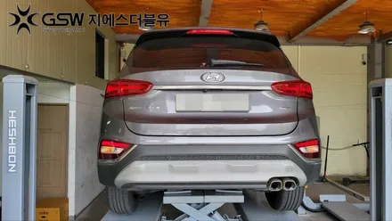 대전 싼타페 TM 19인치 휠 상처로 인한 다이아컷팅 휠복원 작업 후기 / 대전 유성구 복용동