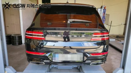 [세종휠복원] 제네시스 GV80 22인치 휠 스크래치로 인한 스퍼터링 휠 복원 작업 후기 / 대전 유성구 복용동