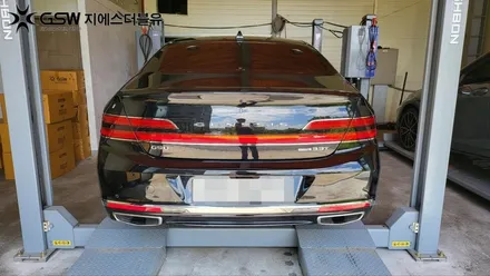 대전 휠수리 잘하는 업체! 제네시스 G90 19인치 순정 휠 도장면 떨어짐으로 인한 복원장착 작업 후기입니다. / 대전 유성구 복용동