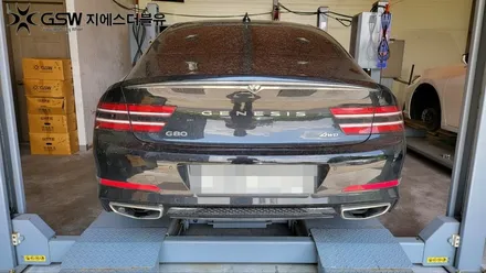 자동차휠 복원비용 제네시스 G80 20인치  스퍼터링 휠복원 작업 후기 / 대전 유성구 복용동