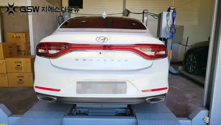 그랜저 IG 18인치 대전 휠복원 다이아컷팅 복원 장착 작업 후기! / 대전 유성구 복용동