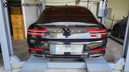 대전 휠복원 제네시스 G80 20인치휠 반광 스크래치 작업 후기 / 대전 유성구 복용동