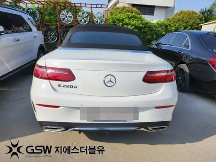 대전 휠복원 벤츠 E220D AMG 19인치휠 다이아컷팅 잘하는 업체! 지에스 더블유! / 대전 유성구 복용동
