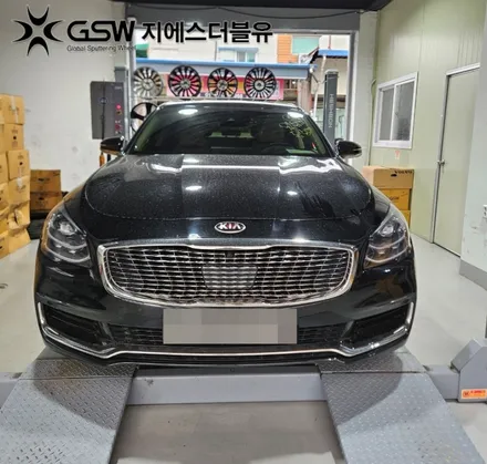 세종 기아 K9 플래티넘 19인치휠 반광 스크래치 휠복원 작업 후기 / 대전 유성구 복용동