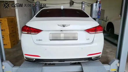 화성 휠수리 제네시스 DH 19인치휠 반광 스크래치 작업 후기 / 대전 유성구 복용동