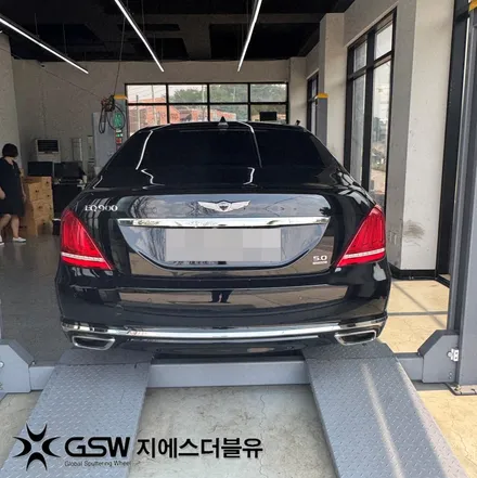 제네시스 EQ900 19인치휠 화이트 크롬 대구 휠도색 / 대전 유성구 복용동