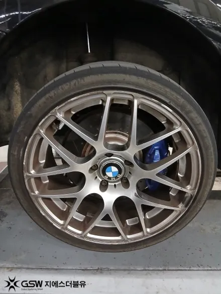 부산 BMW M2 휠복원 19인치 반광 스퍼터링 휠 스크래치 복원 후기 / 대전 유성구 복용동
