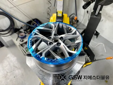 대전 쏘나타 휠복원 17인치 휠분체도장 컷팅 휠 복원 잘하는 곳! / 대전 유성구 복용동