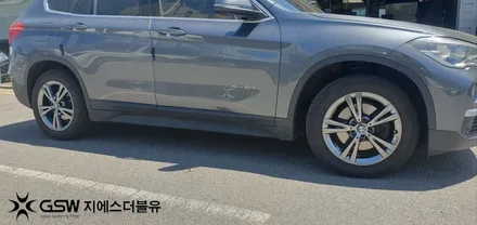 아산 BMW X1 17인치휠 순정휠에서 반광 스퍼터링 휠도색 작업 후기 / 대전 유성구 복용동