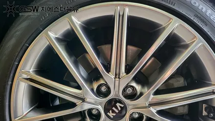 휠복원 기아 K9 19인치휠 반광 스크래치 작업 후기 / 대전 유성구 복용동