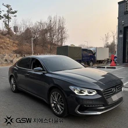 대전휠복원 그랜저 IG 19인치휠 반광 스크래치 작업 후기 / 대전 유성구 복용동