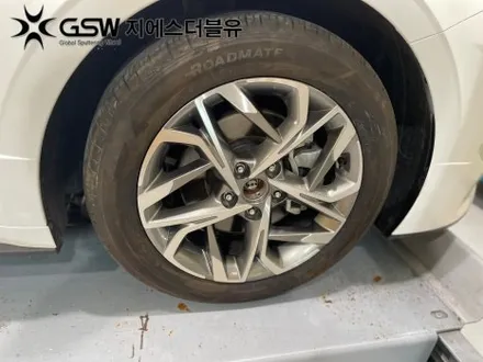 대구 휠복원 쏘나타 DN8 17인치휠 다이아컷팅 작업 후기 / 대전 유성구 복용동