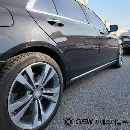 벤츠 휠복원 S500 19인치휠 다이아컷팅 청주 휠복원 / 대전 유성구 복용동