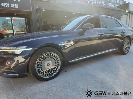 제네시스 G90 19인치휠 티탄 크롬 창원 휠도색 잘하는 업체! 지에스 더블유! / 대전 유성구 복용동