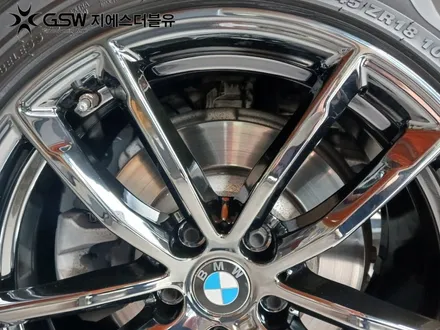 BMW 휠도색 520D 18인치휠 블랙크롬 대전 휠도색 / 대전 유성구 복용동