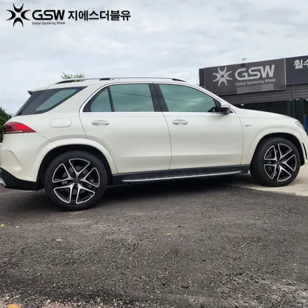 강남 휠복원 벤츠 GLE53 AMG 21인치휠 다이아컷팅 작업 후기 / 대전 유성구 복용동