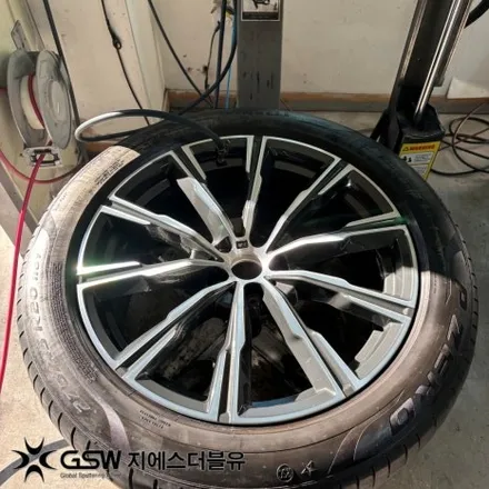 대구 휠복원 BMW X5 20인치휠 다이아컷팅 작업 후기 / 대전 유성구 복용동