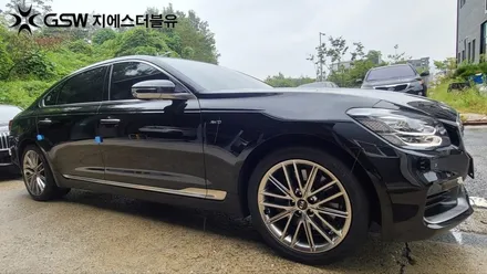 휠복원 기아 K9 19인치휠 반광 스크래치 작업 후기 / 대전 유성구 복용동