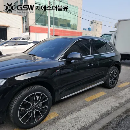 아우디 Q5 20인치휠 다이아컷팅 청주 휠복원 / 대전 유성구 복용동