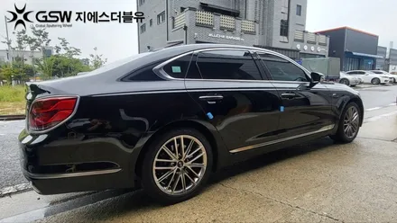 휠복원 기아 K9 19인치휠 반광 스크래치 작업 후기 / 대전 유성구 복용동