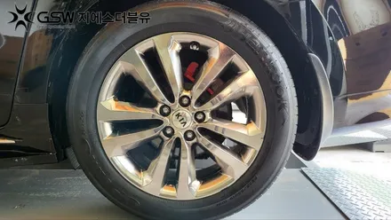 안산 휠도색 꼼꼼하게 잘하는 업체! 기아 카니발 19인치 화이트 크롬 도색 후기 / 대전 유성구 복용동