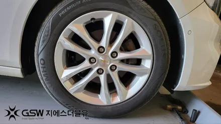 대전 말리부 휠복원 17인치 휠 상처로 인한 복원 작업! / 대전 유성구 복용동