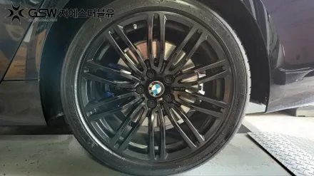 [서산 휠도색] BMW 540I 19인치 블랙유광 크롬 휠도색 작업 후기 / 대전 유성구 복용동