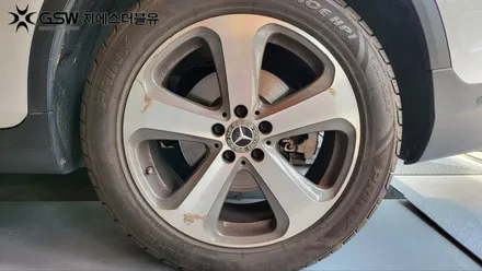 서울 벤츠 휠복원 GLC 220D 19인치휠 다이아컷팅 휠복원 작업 후기 / 대전 유성구 복용동