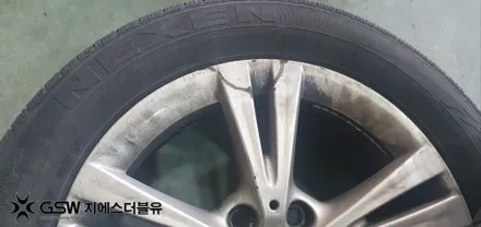 아산 BMW X1 17인치휠 순정휠에서 반광 스퍼터링 휠도색 작업 후기 / 대전 유성구 복용동