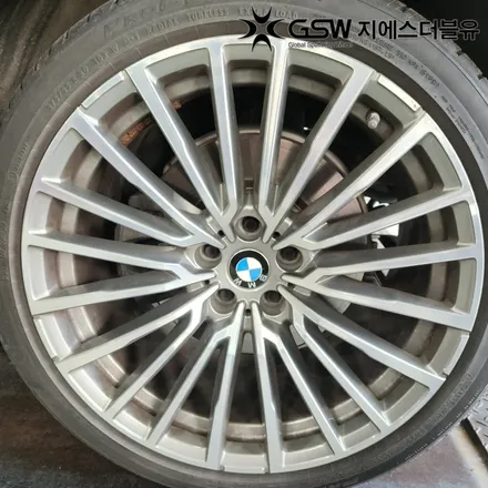 BMW 730LD 20인치휠 다이아컷팅 대전 휠복원 작업 후기 / 대전 유성구 복용동