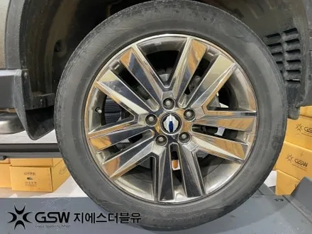 판교 렉스턴 스포츠 20인치휠 화이트 크롬 휠도색 작업 후기 / 대전 유성구 복용동