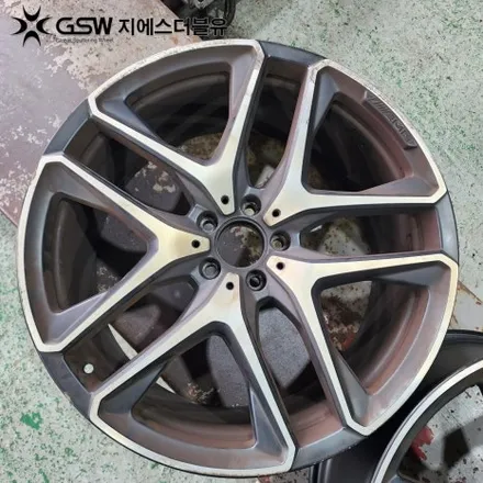 강남 휠복원 벤츠 GLE53 AMG 21인치휠 다이아컷팅 작업 후기 / 대전 유성구 복용동