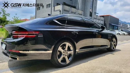 판교 제네시스 휠복원 G80 20인치휠 반광 스크래치 작업 후기 / 대전 유성구 복용동
