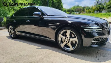 판교 제네시스 휠복원 G80 20인치휠 반광 스크래치 작업 후기 / 대전 유성구 복용동