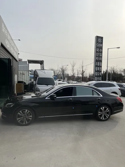 벤츠 에스클래스 휠수리 블랙크롬 휠복원 휠도장 / 대전 유성구 복용동